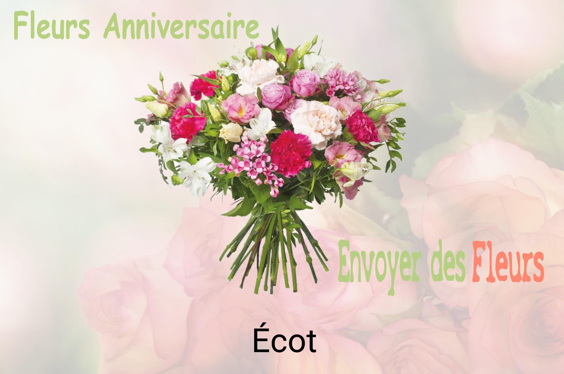 Bouquet de fleurs d’anniversaire livré à Écot